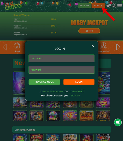 Play Croco Casino Login and get your several consecutive free bonuses ready to redeem